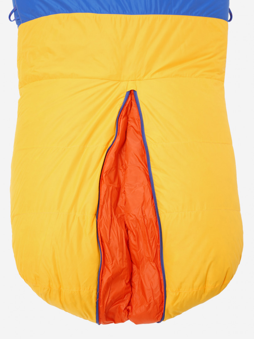 Спальный мешок Marmot Never Summer -18 Long правосторонний, Желтый