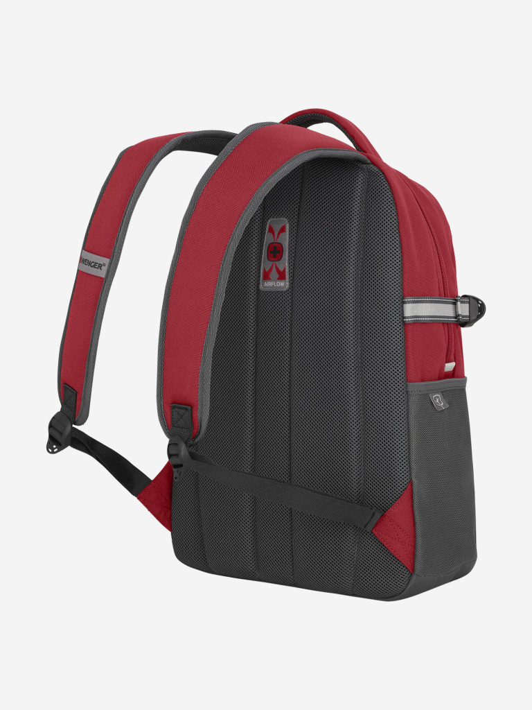 Рюкзак WENGER NEXT Ryde 16", красный/антрацит, переработанный ПЭТ/Полиэстер, 32х21х47 см, 26 л.