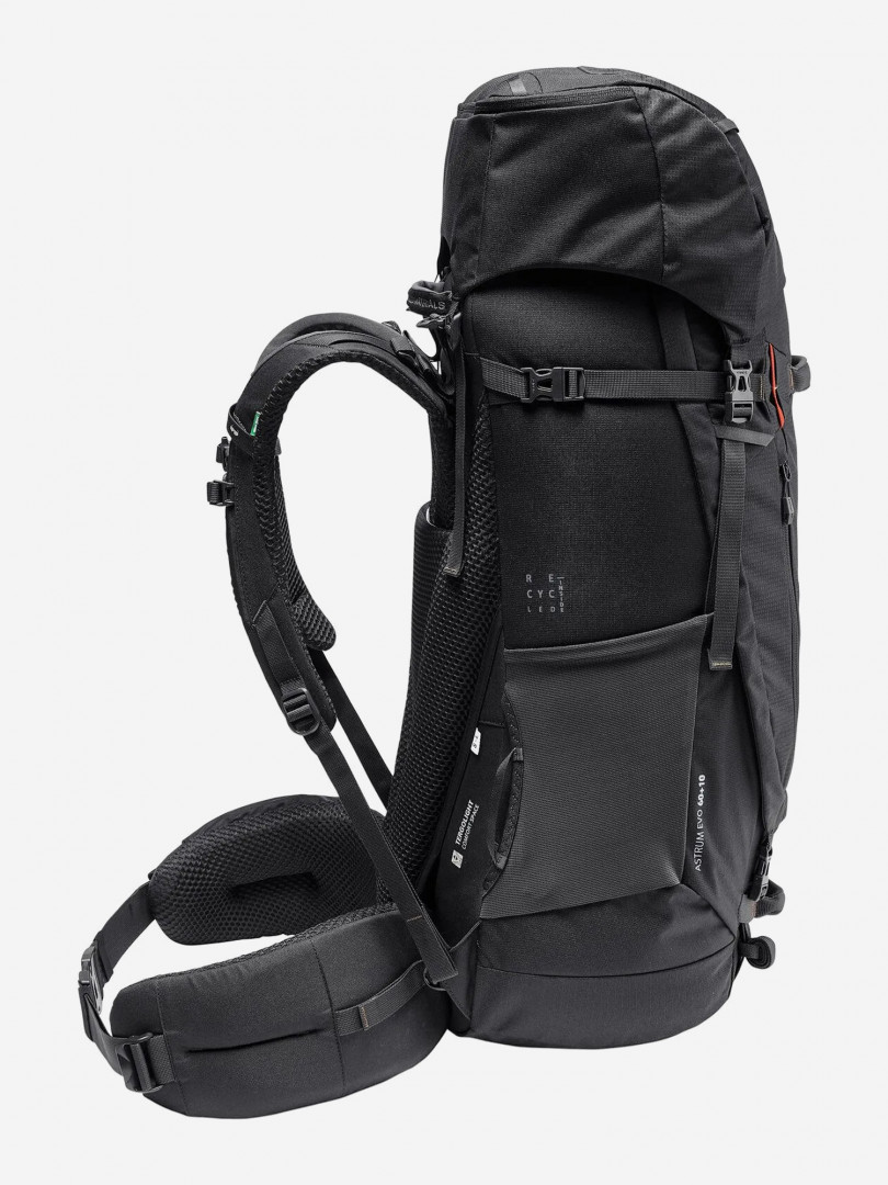 фото Рюкзак vaude astrum evo, 60+10 л, черный