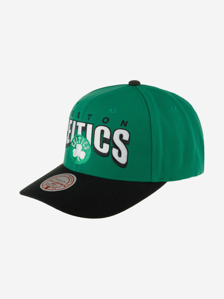 Бейсболка MITCHELL NESS HHSS6638-BCEYYPPPGREN Boston Celtics NBA (зеленый)