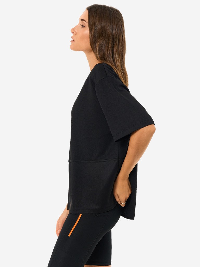 Футболка женская RAQUETA SPORT объемная Cada Dia, Nero