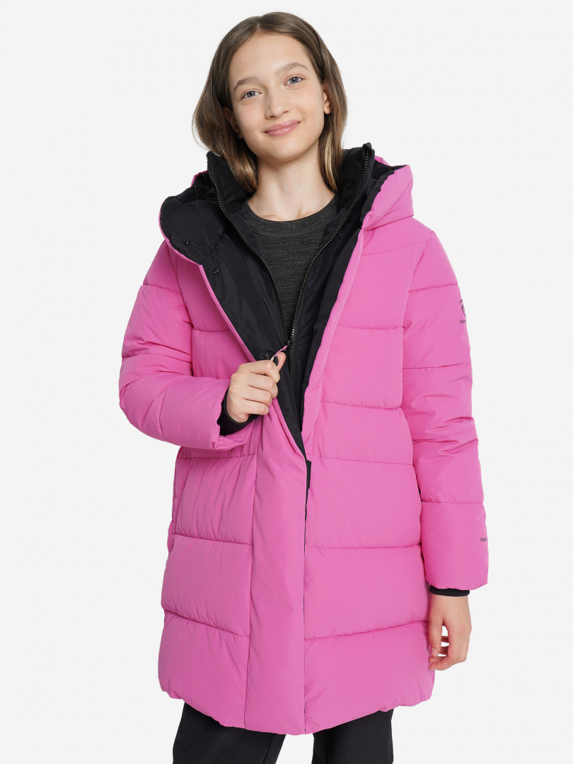 Пуховик для девочек Northland Розовый 8999₽