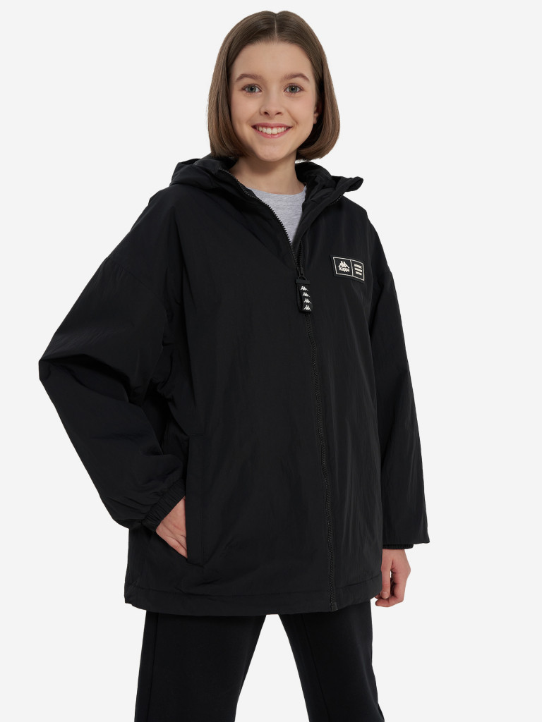 Куртка утепленная для девочек оверсайз Kappa