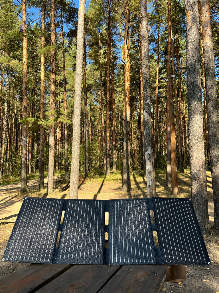 Портативная солнечная батарея GiantSolar L для туризма 45 W 5-20v