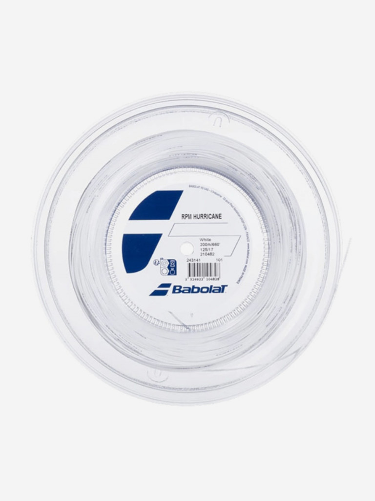 Струна моноволокно Babolat RPM HURRICANE 200 метров, белый, 130