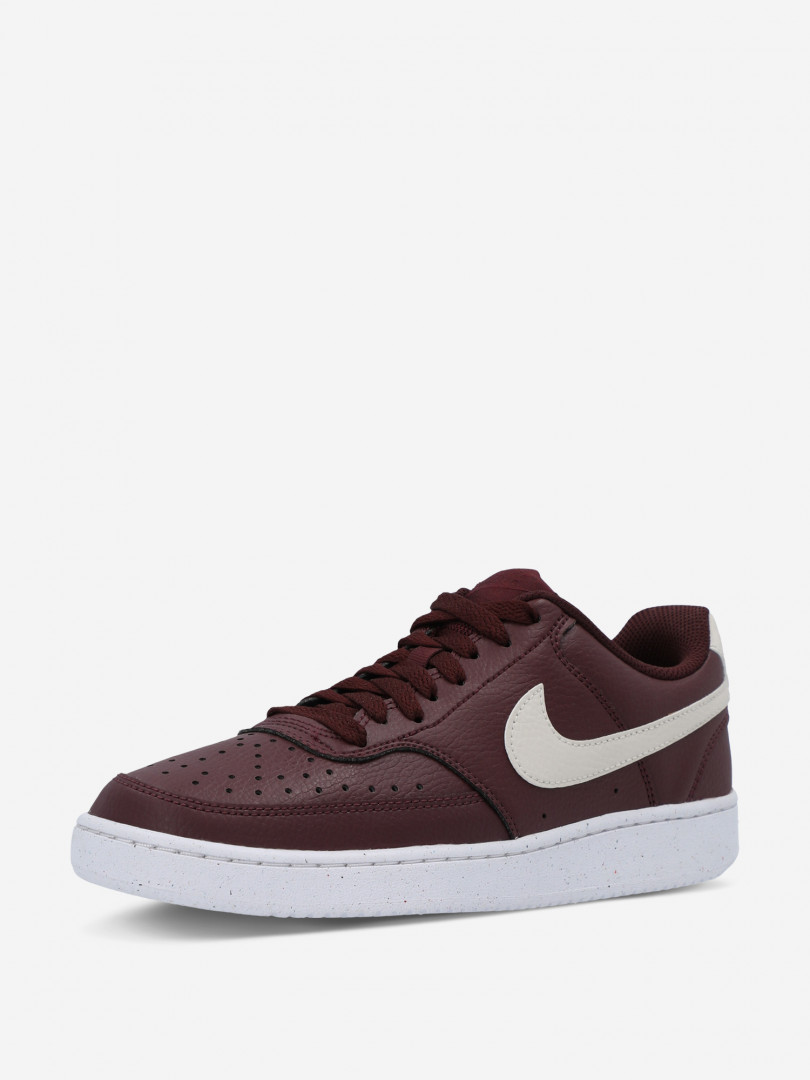 фото Кеды женские nike court vision low better, красный