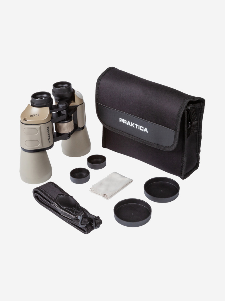 Бинокль Praktica Falcon 12x50, песочный
