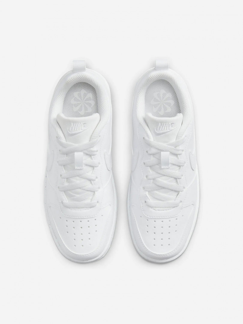 фото Кеды детские nike court borough low recraft bg, белый