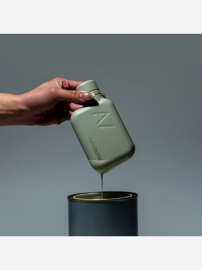 Бутылка из нержавеющей стали Memobottle A7, зеленый