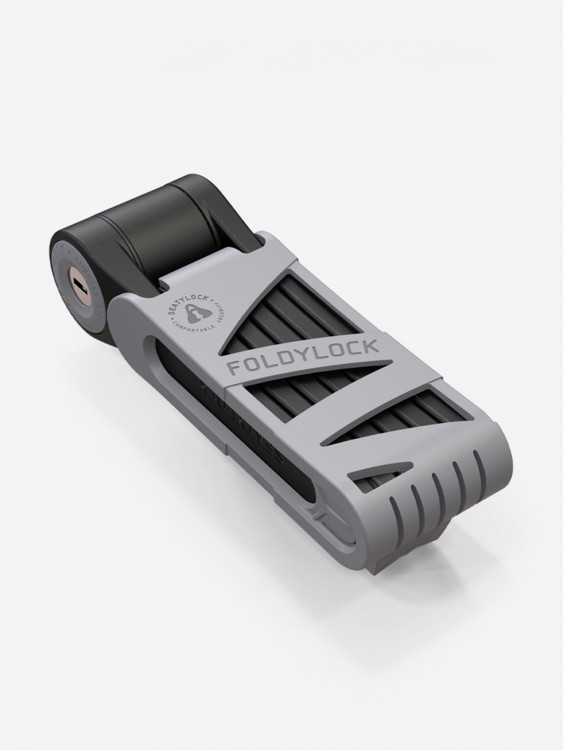 Замок складной Seatylock Foldylock Mini, тёмно серый