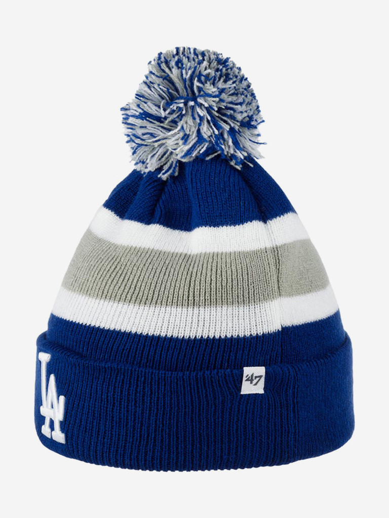 Шапка с помпоном 47 BRAND B-BRKAW12ACE Los Angeles Dodgers MLB (синий)