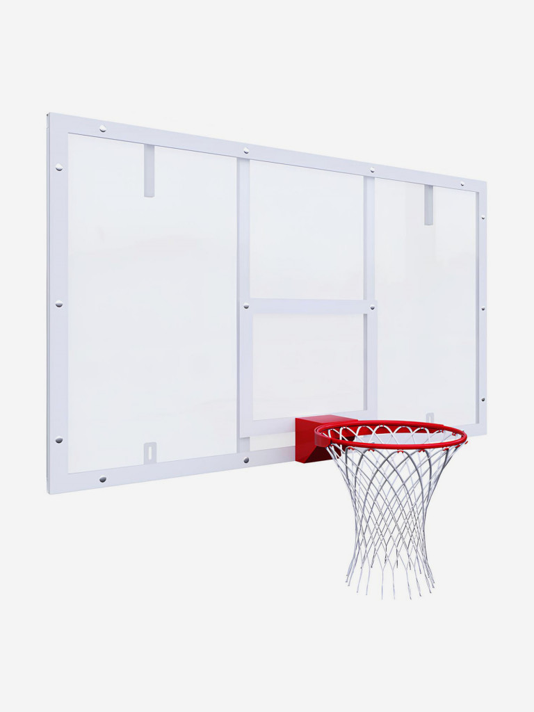 Щит баскетбольный игровой OLIMPCITI, 1800х1050, поликарбонат