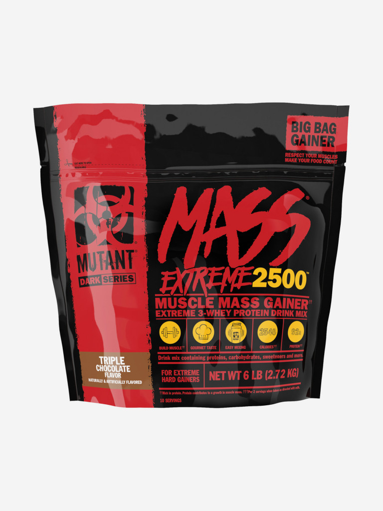 Гейнер Mutant Mass EXTREME 2500, 2720 г, Шоколад