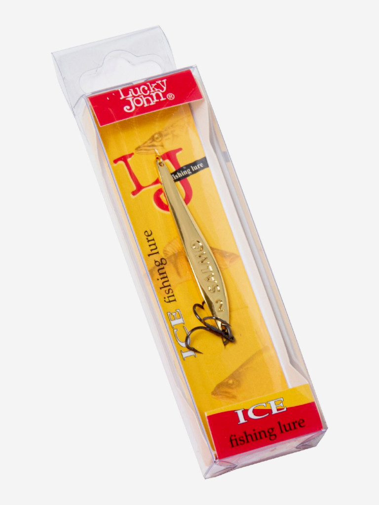 Блесна вертикальная зимняя Lucky John S-2 с тройником, вес 3 г