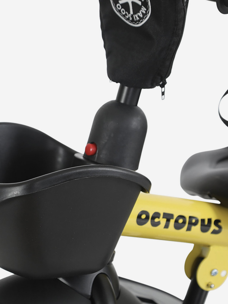 Велосипед детский трехколесный складной Maxiscoo Octopus желтый, 2026