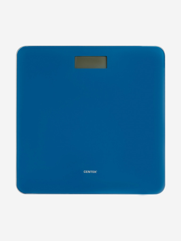 Весы напольные Centek CT-2443 LCD BLUE электронные шаг 0,1кг/фунт/CT, LCD 65x28, размер 28х28см
