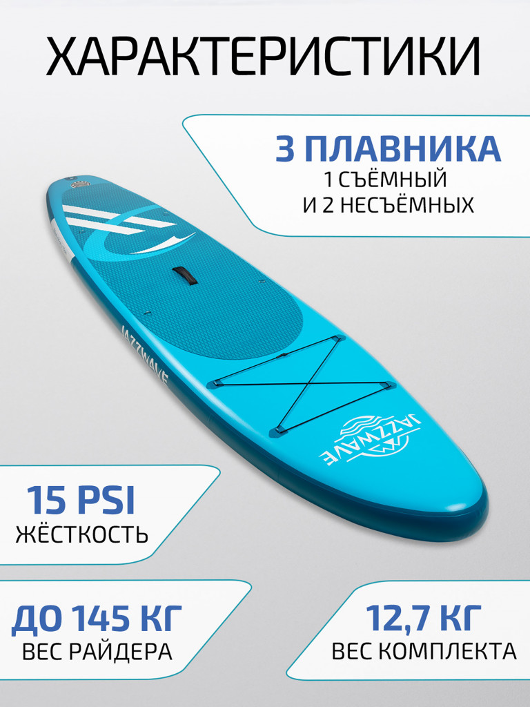 Sup-доска Jazzwave N1-BLUE SUP 11' 335х81х13 см