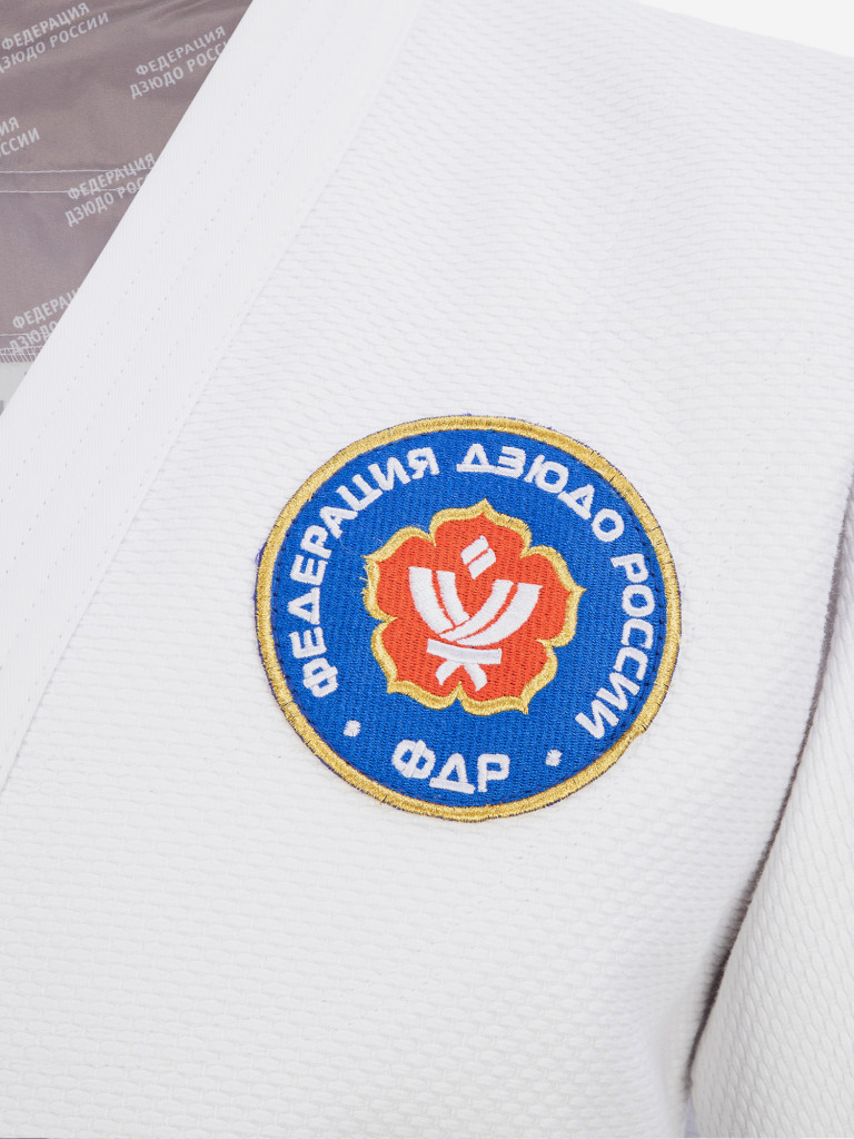 Кимоно для дзюдо подростковое Clinch Judo Gold FDR белое