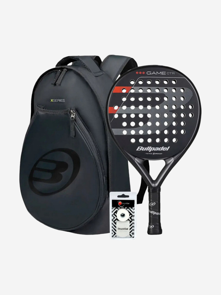 Ракетка BULLPADEL PACK GAME CTR BAG TOUR BLACK