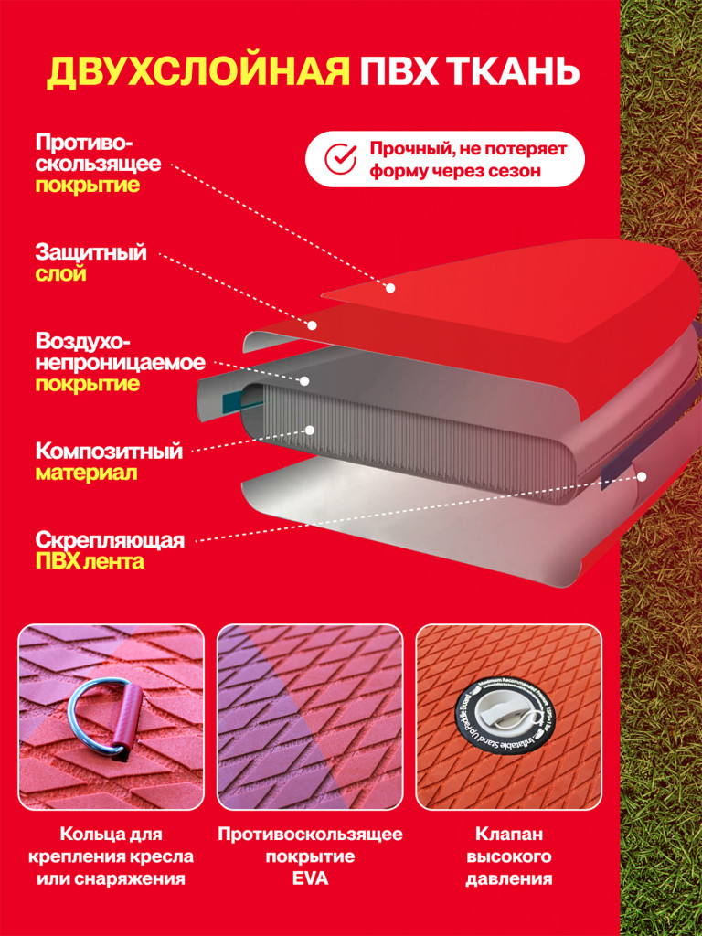 Сапборд надувной двухслойный OZERUS серия ONE 10.8