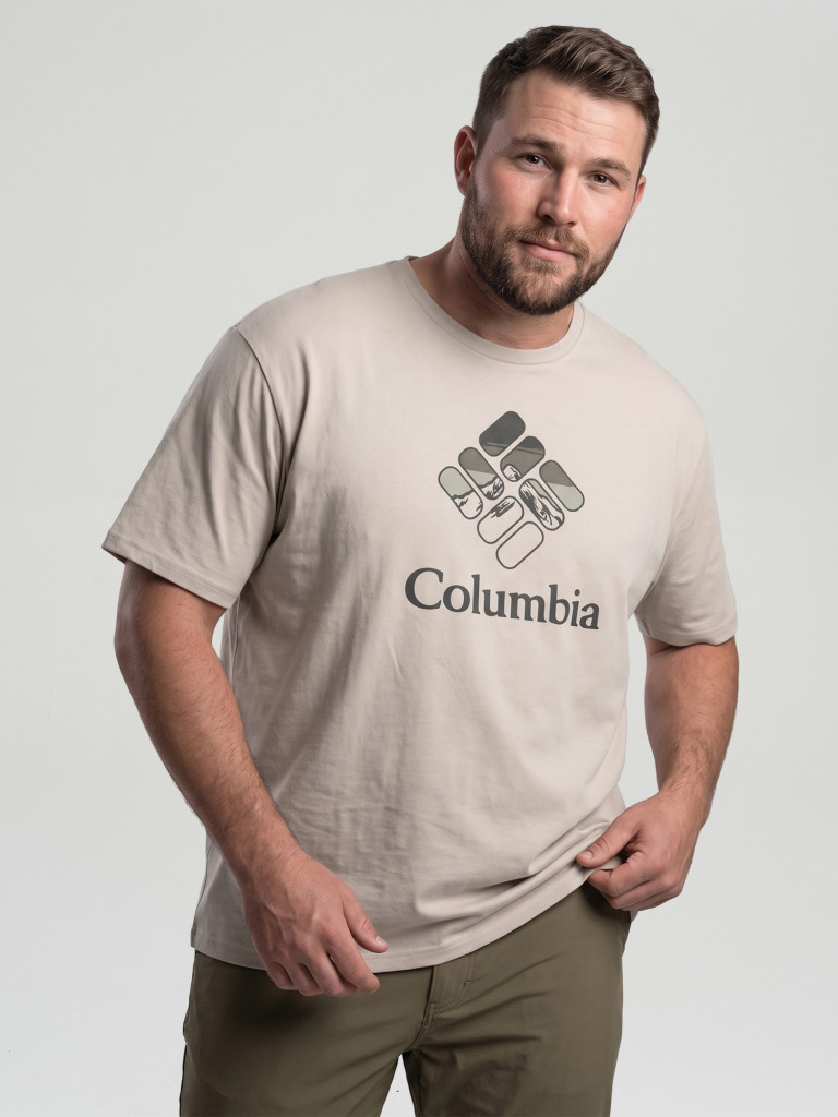 Футболка мужская Columbia CSC Seasonal Graphic Tee, Plus Size