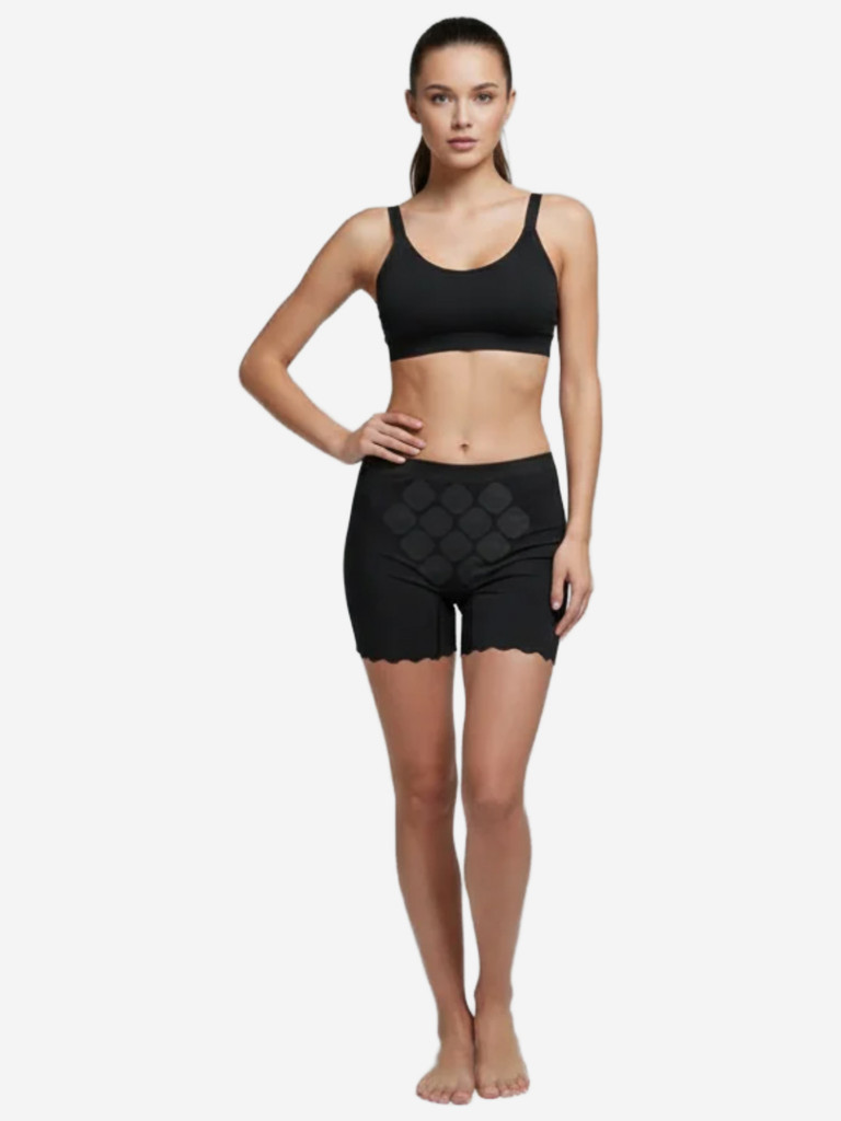 Тайтсы укороченные с точечной компрессией, женские, SportDots, BL