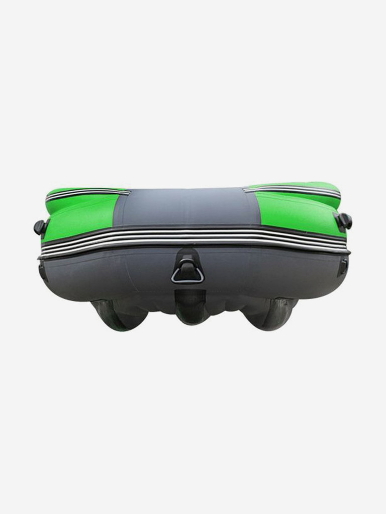 Лодка Reef Skat Triton (Риф Скат Тритон) 400 NDFi с интегрированным фальшбортом, тёмно-серая/ярко-зелёная