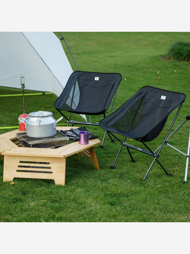 Стул складной Naturehike CNK2450JJ015, черный