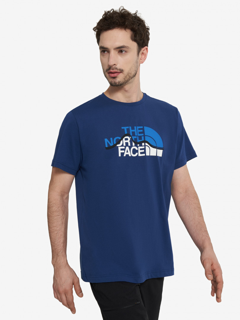 Футболка мужская The North Face Mountain Line Синий 2449₽