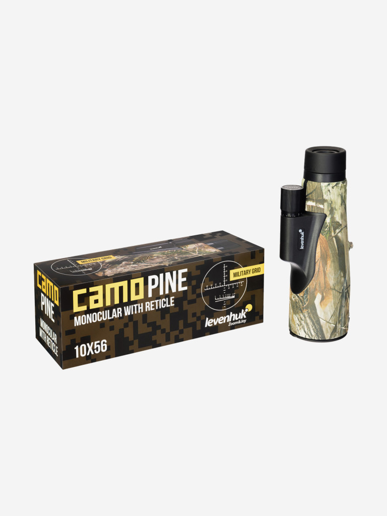 Монокуляр Levenhuk Camo Pine 10x56 с сеткой