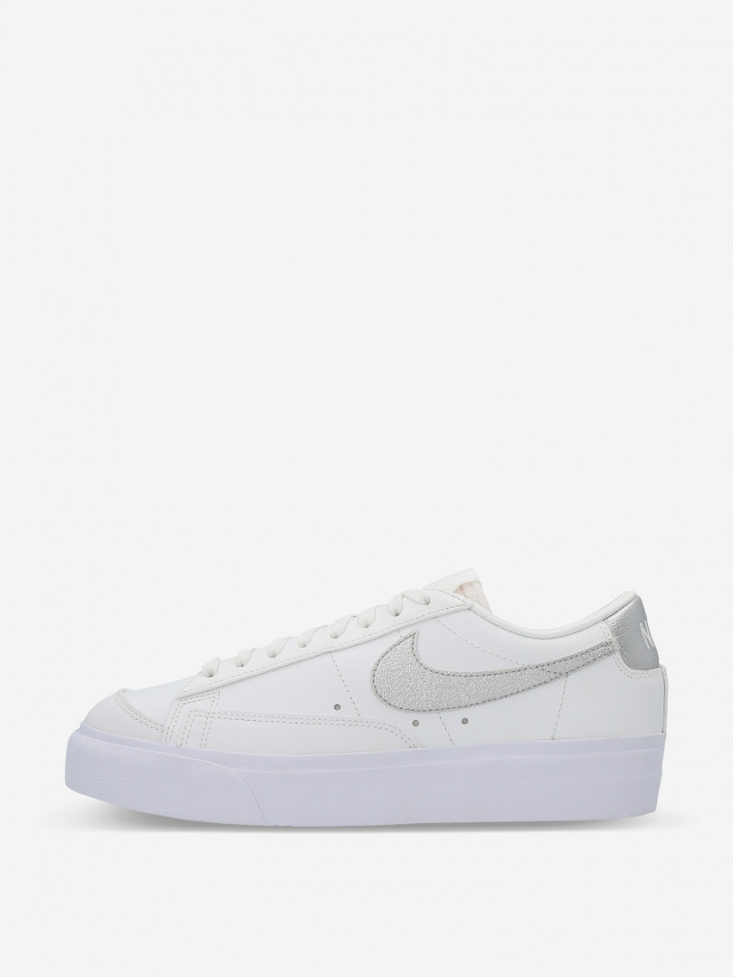 фото Кеды женские nike blazer low platform, белый