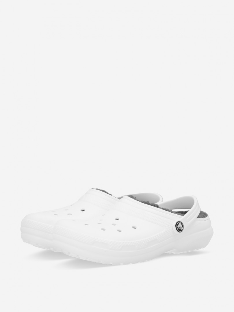 Сабо детские Crocs Classic Lined 31331540299 Белый, размер 31, 32,33, 34,34, 35,38, 39,37, 38,36, 37, фото 2