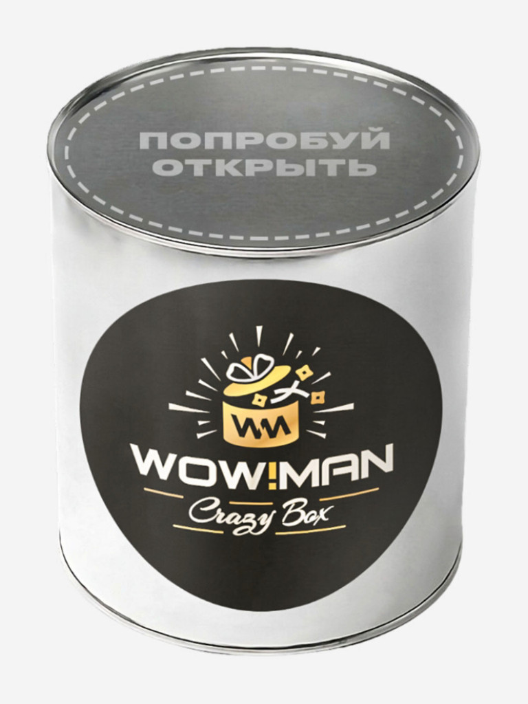 Подарочный набор WowMan Crazy Box Голубая матча (тайский синий чай)/Чай Ройбуш классический/Чай Улун клубника-банан