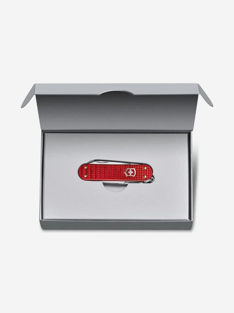 Складной нож Victorinox Classic Precious Alox, функций: 5, 58мм, красный , коробка подарочная, 0.6221.401g
