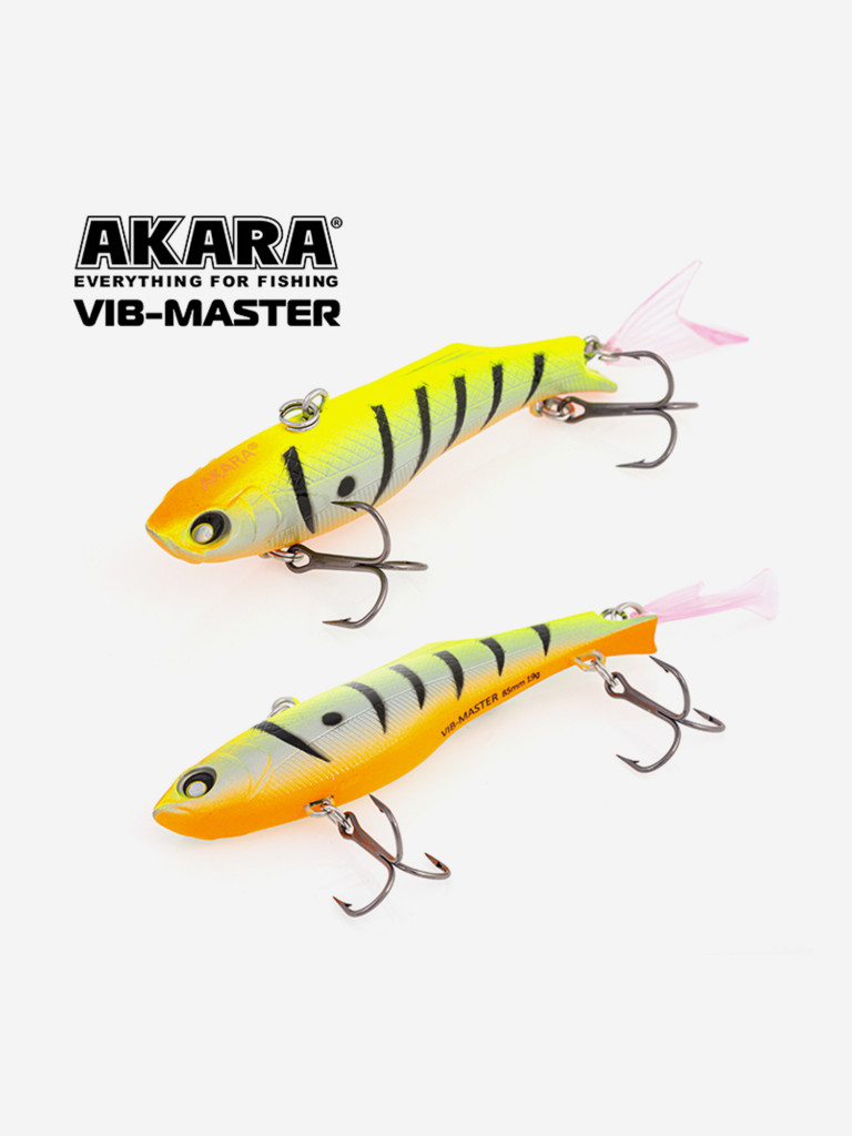 Воблер ратлин Akara Vib Master 70мм A6 виб зимний на щуку, судака