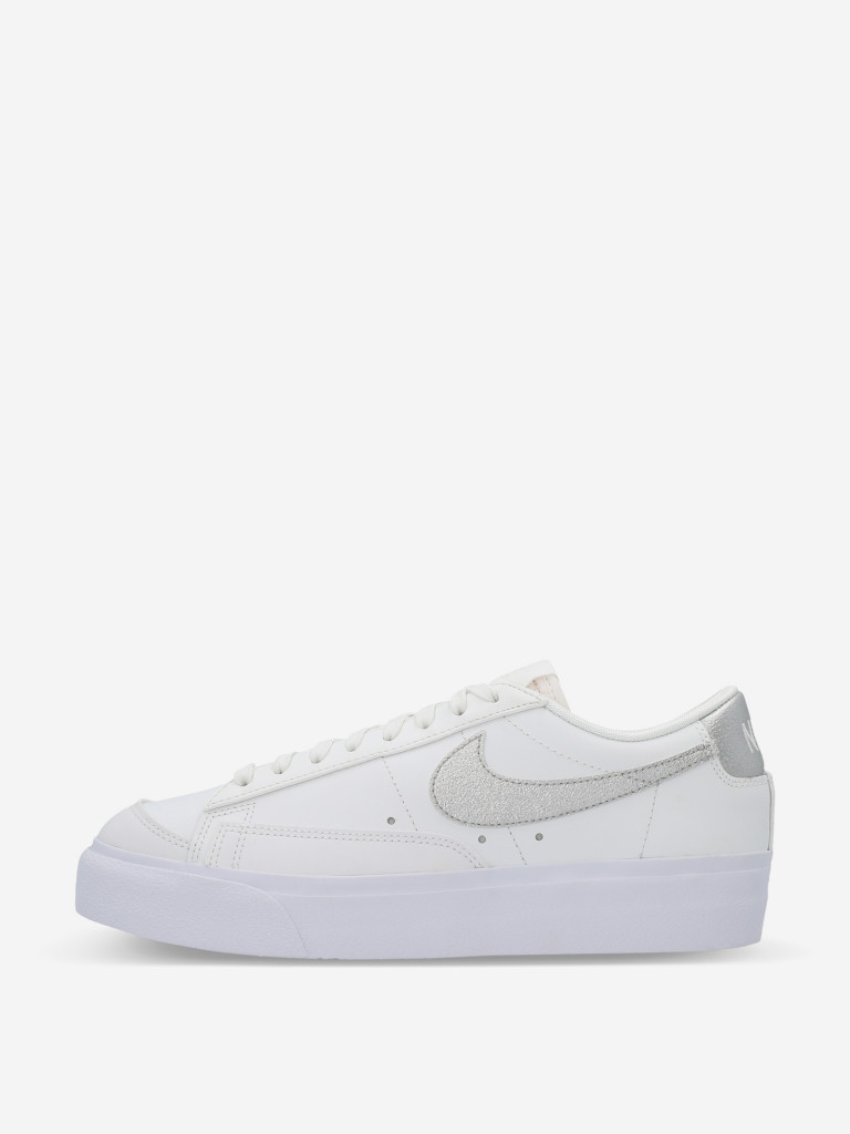 Nike blazer low womens silver on sale