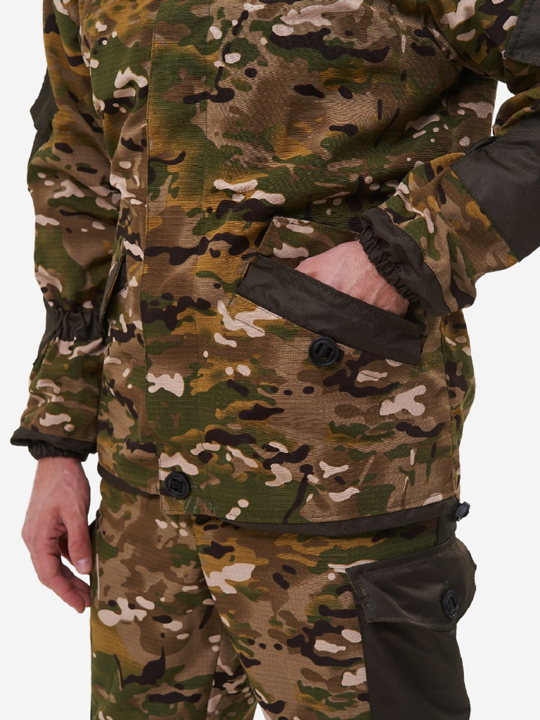 Костюм мужской Huntsman Горка-3, демисезонный для рыбалки и охоты, ткань рипстоп