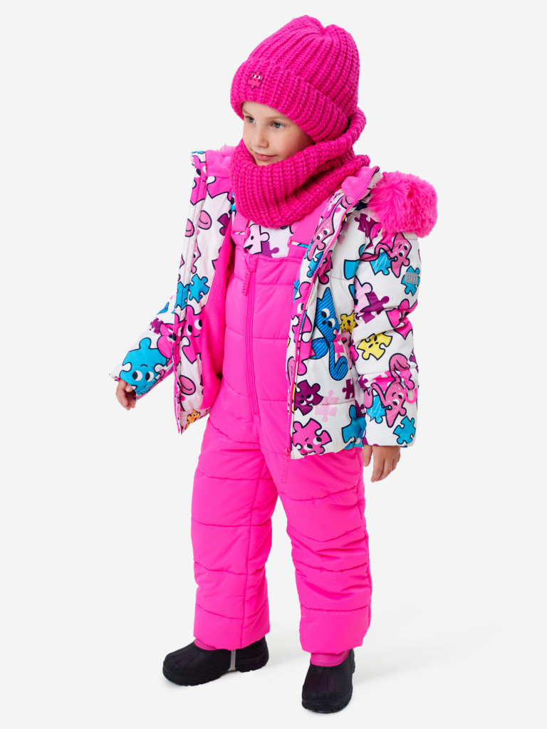 Комплект для девочки: шапка, снуд PlayToday