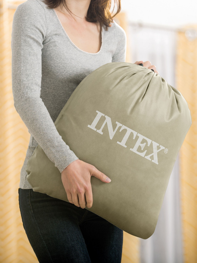 Кровать надувная детская Intex 66810 KIDZ TRAVEL, 2-в-1, 107х168х25 см, с ручным насосом