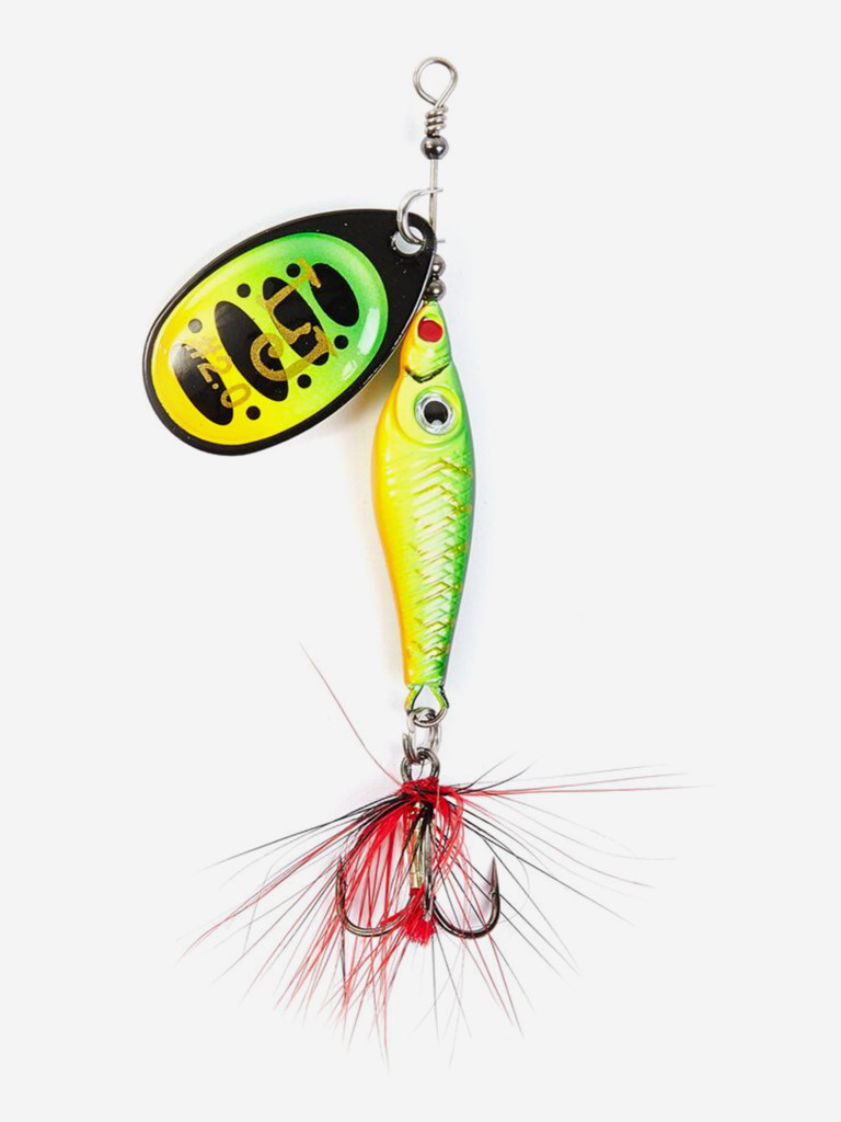 Блесна вращающаяся Lucky John TRIAN BLADE ROUND, вес 12 г