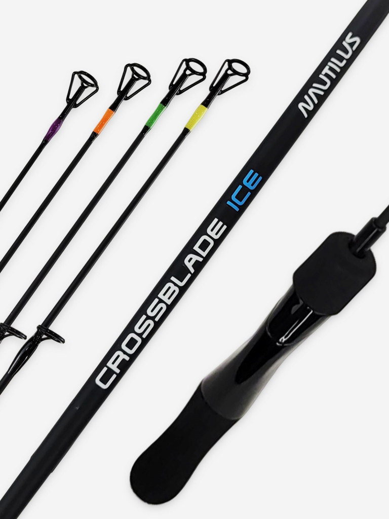 Зимняя удочка Nautilus CROSSBLADE ICE COMBO SET (Rod + 4Tips) CBIC-76 Combo Max 25-60