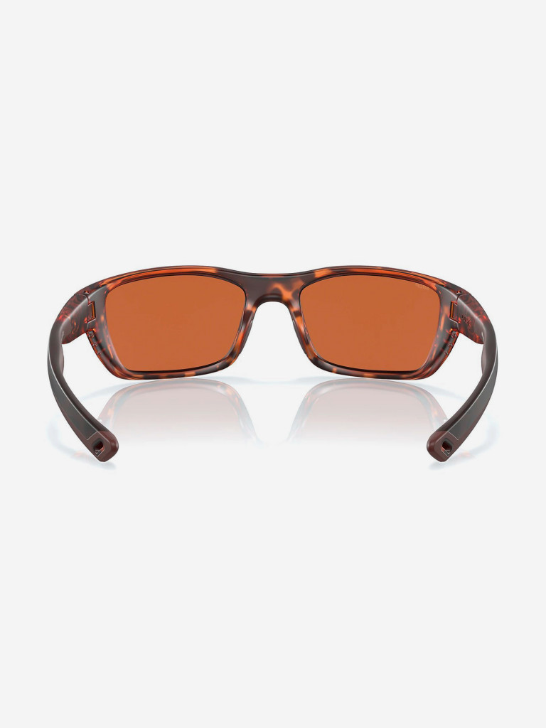 Очки поляризационные Costa Del Mar Whitetip 580P, M, narrow fit, matte retro tortoise/green mirror