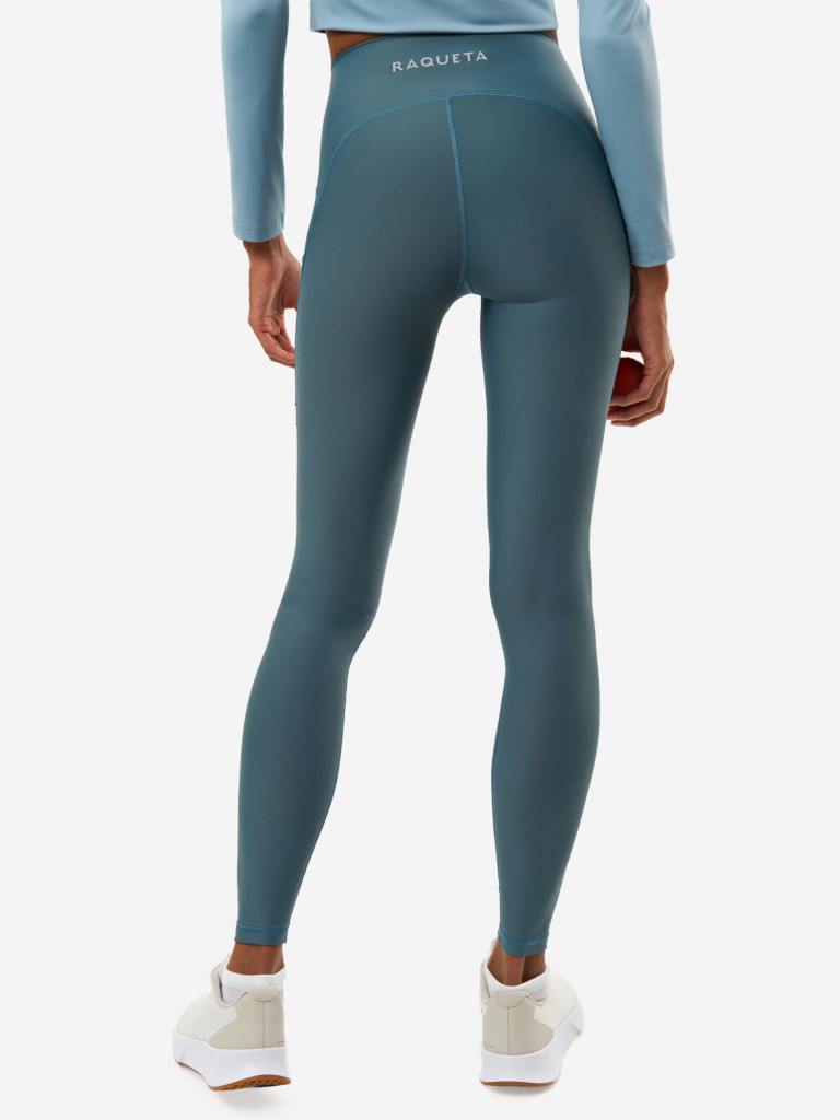Легинсы женские RAQUETA SPORT с карманами Bestie, Blue-grey