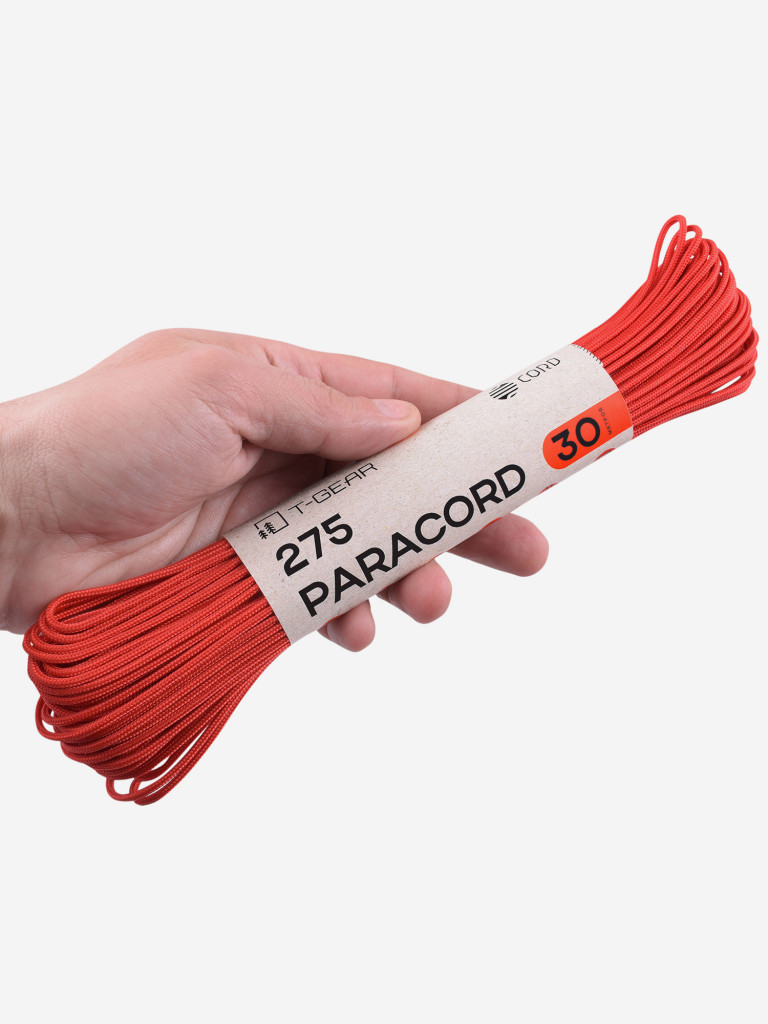 Паракорд 275 T-Gear x CORD nylon 30м (Red)