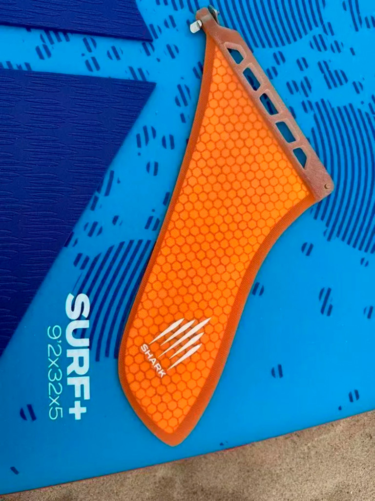 Сапборд надувной двухслойный Shark Surf+ 9.2x30x4, 280x76x10 см