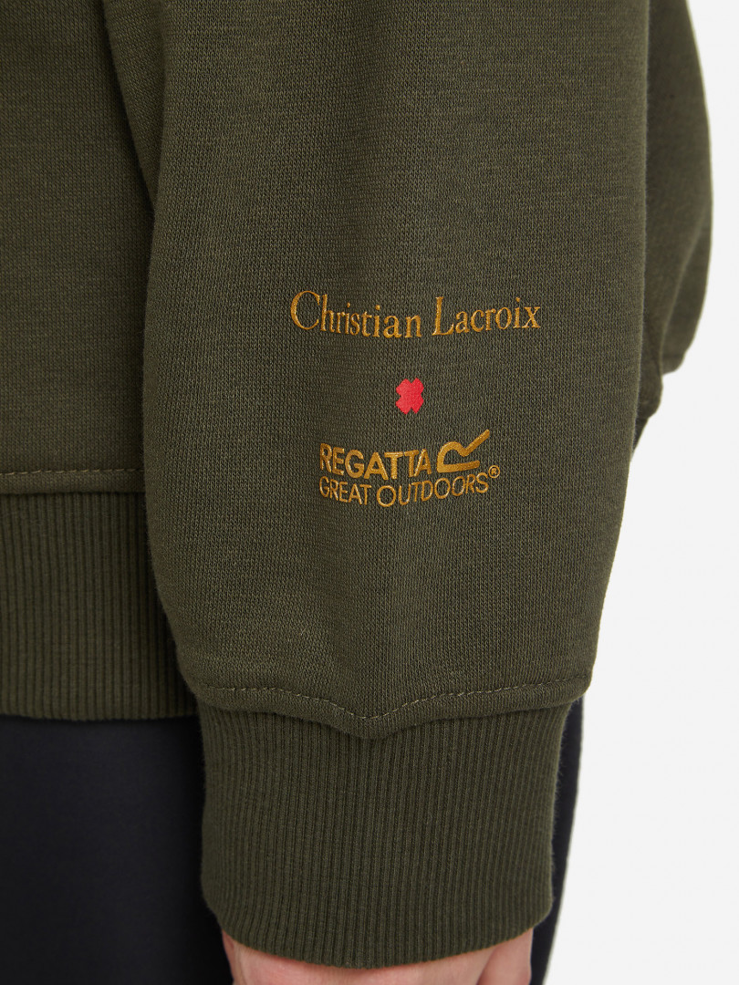 фото Свитшот женский regatta clr beauvoison crew sweat, зеленый