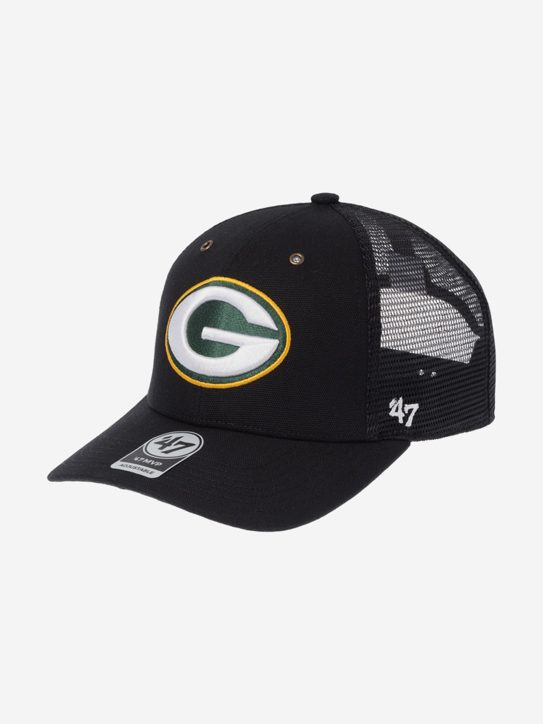 Бейсболка с сеточкой 47 BRAND FX-CRHTF120UP-BK Green Bay Packers NFL