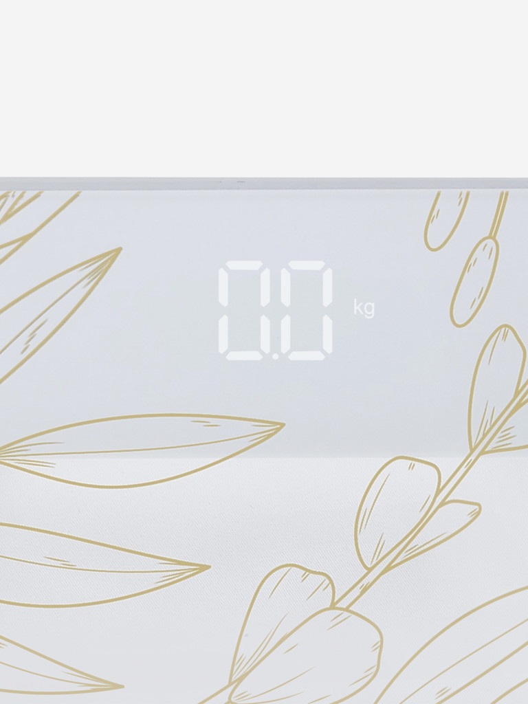 Весы напольные Centek CT-2440 LED FLOWER электронные шаг 0,1кг/фунт, LCD 65x28, размер 28х28см