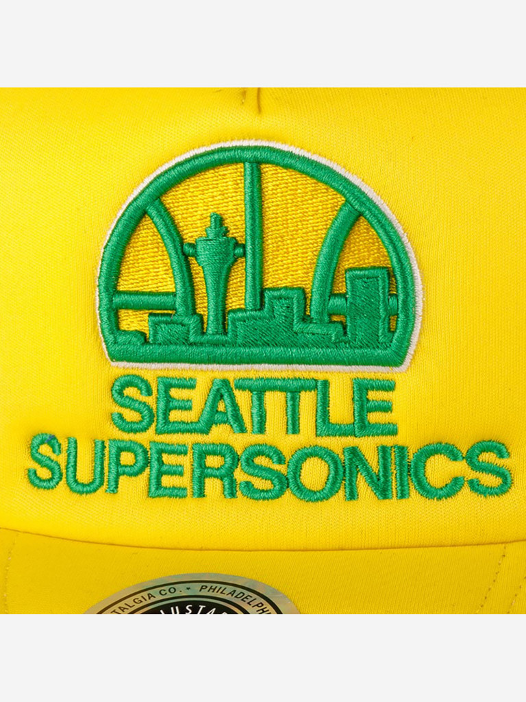 Бейсболка MITCHELL NESS 6HSSSH21346-SSUYELL Seattle Supersonics NBA