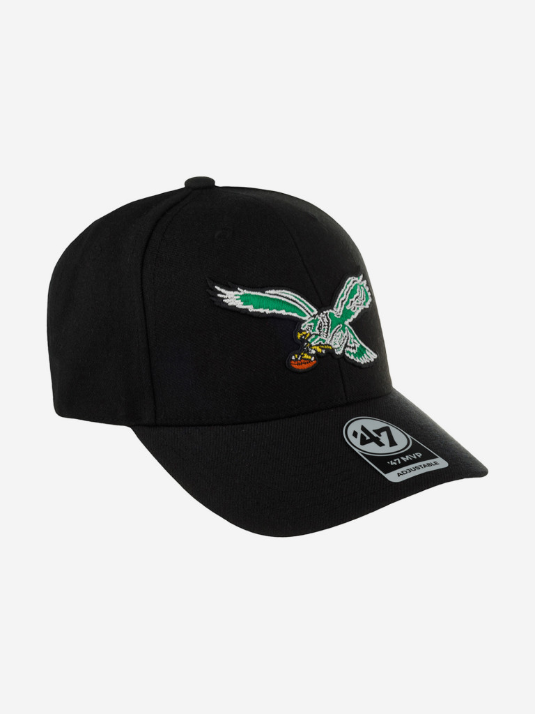 Бейсболка 47 BRAND FL-MVP24WBV-BK87 Philadelphia Eagles NFL (черный)